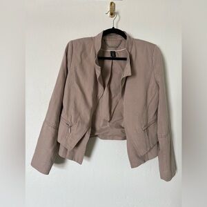 White House Black Market Drape-Front Blazer